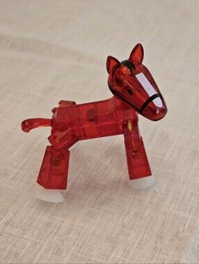 Zing Stikbot Pets Series 2 StikHorse Figure Translucent Red